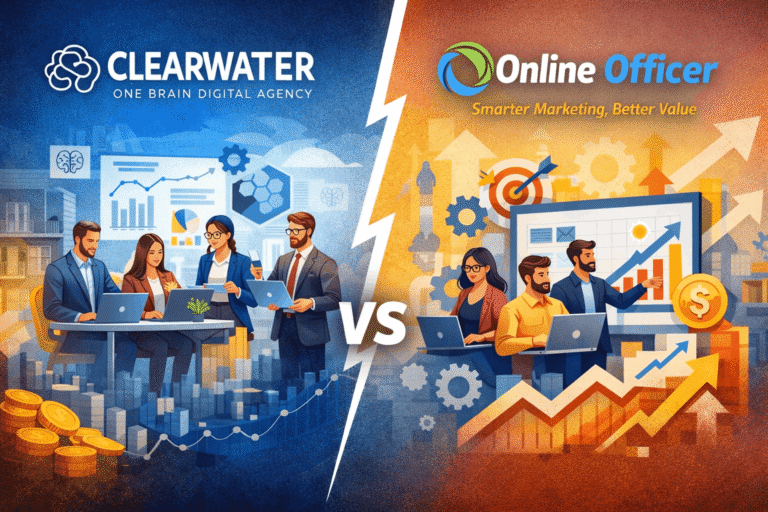 featured image for the Clearwater Agency vs Online Officer article