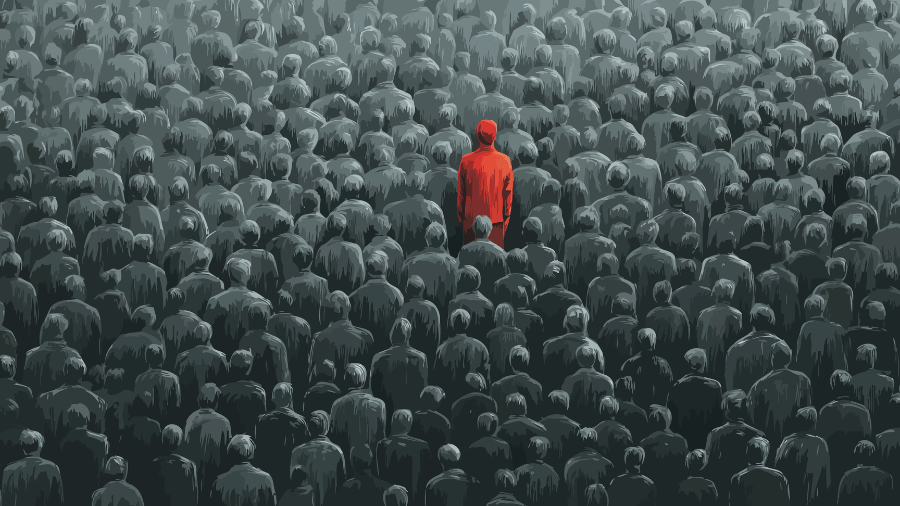 a standout in the crowd